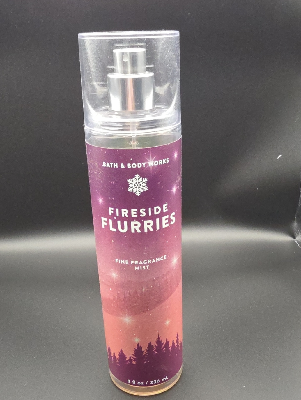 Bath & Body Works Purple-Pink Fireside Flurries Fine Fragrance Mist